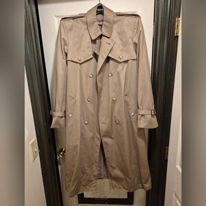 Stafford Men's Beige Trench Coat